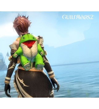 Guild Wars 2 - Green Plush Quaggan Backpack Cover DLC Arena.Net Key GLOBAL